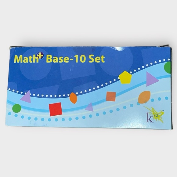 Math Base 10 Set - Snap Cubes - 2D Shapes Set - all sealed in packaging - Picture 2 of 6